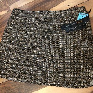 NWT Willi Smith Tweed Mini Skirt